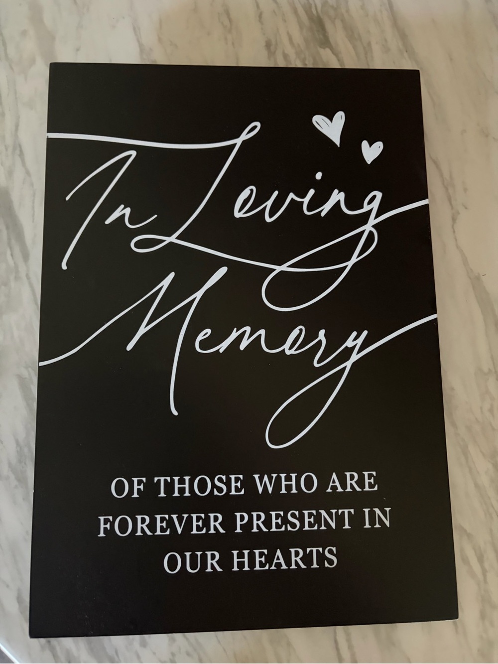 Wedding Memorial Sign